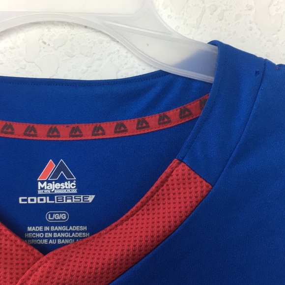 Men MLB Chicago Cubs Coach Jersey size L - Picture 5 of 5